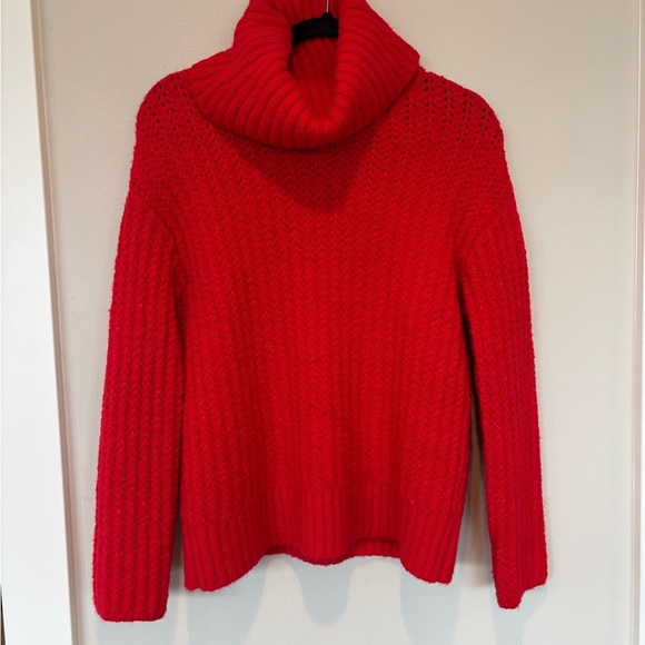 Maeve Sweaters - Maeve Scarlet Cowl Neck Sweater Sale!